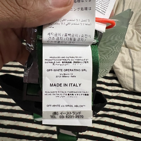 Off-white c/o Virgil Abloh- two pockets belt bag w/ industrial belt - Picture 5 of 10